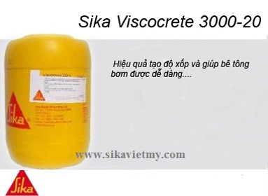 sika-viscocrete-3000-20 phu gia tao do xop be tong